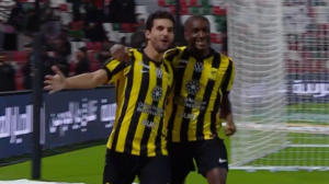 گل اول الاتحاد به الاتفاق توسط حسام عوار