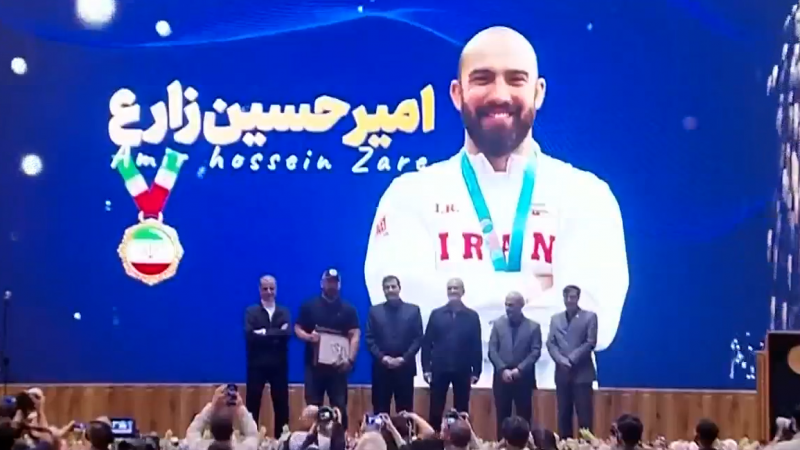 امیرحسین زارع؛ آقای ورزش ایران لقب گرفت