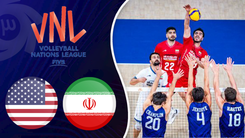 خلاصه والیبال آمریکا 3 - ایران 0