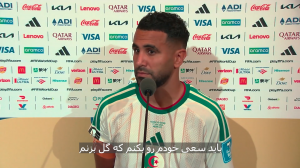 محرز: به احترام روح فوتبال در لحظه پایانی گل زدم
