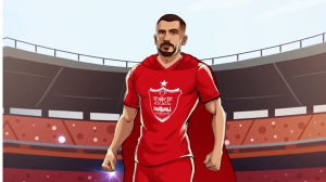 تیکدری با شنل سوپرمن به پرسپولیس آمد!