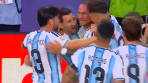 گل اول آرژانتین به سوئیس (مک آلیستر)