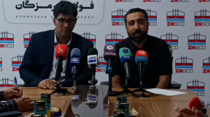 نشست خبری امیری سرمربی تیم فوتسال فولاد هرمزگان