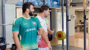 دیدار بازیکنان تراکتور با حسن یزدانی