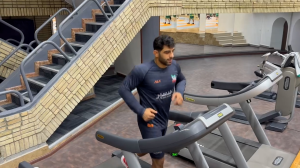 تمرین انفرادی هادی ساروی، قهرمان المپیک و جهان