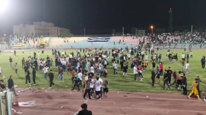 جشن هواداران شاهین بندر عامری پس از صعود