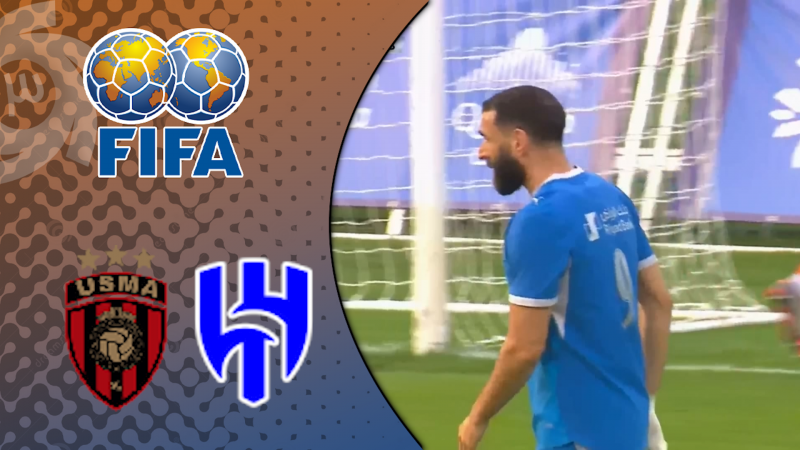 خلاصه بازی الهلال 0 - آلجر 2