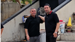 حضور جواد نکونام در استادیوم آزادی