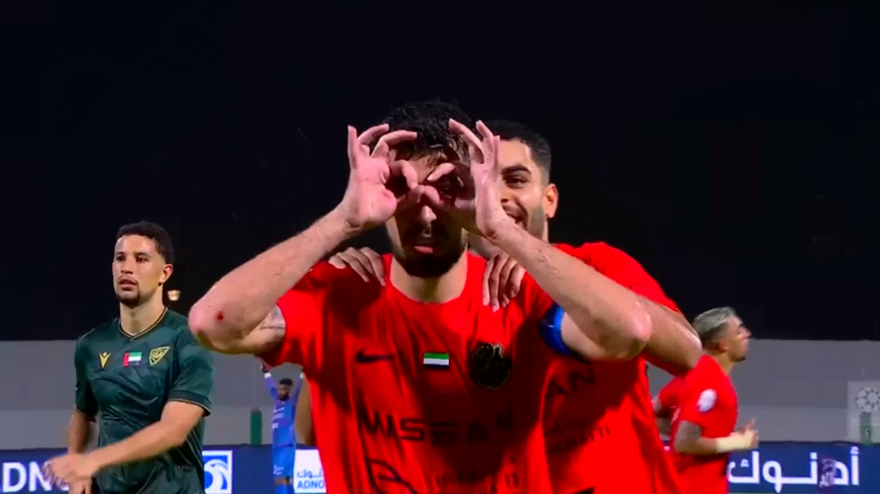 دبل سعید عزت اللهی، گل دوم شباب الاهلی به خورفکان