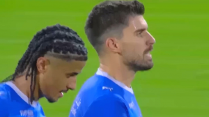 گل اول الهلال به الرائد توسط روبن نوس