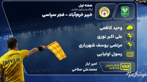 کارشناسی داوری دیدار خیبر - فجرسپاسی