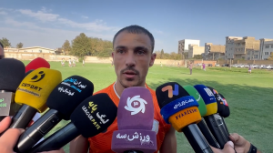 محمدپور: بعد از چند سال لیگ برتر، برای سربازی به نیروی زمینی آمدم