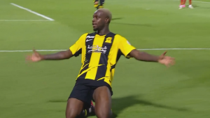 گل اول الاتحاد به القادسیه توسط جورج