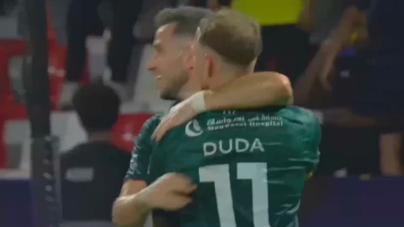 گل اول الاتفاق به النصر (دودا)