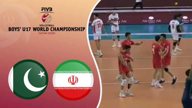 خلاصه والیبال ایران 3 - پاکستان 2 