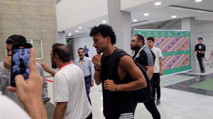 خروج عجیب و غریب رامین رضاییان از ورزشگاه