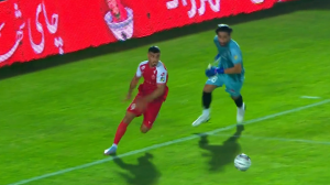 اشتباه مرگبار، گل سوم پرسپولیس به ملوان (علیپور)