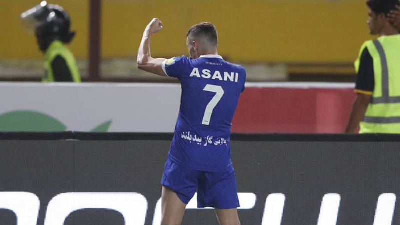 گل اول استقلال به پرسپولیس توسط آسانی