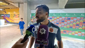 محمد آژیر: نیمه دوم خیلی بدشانس بودیم 