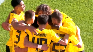 گل سوم دورتموند به هوفنهایم (گل به خودی)
