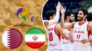خلاصه بسکتبال ایران 53 - قطر 59