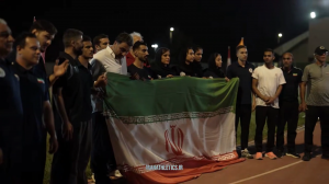 بدرقه دوومیدانی کاران توسط حدادی با چاشنی بغض و اشک