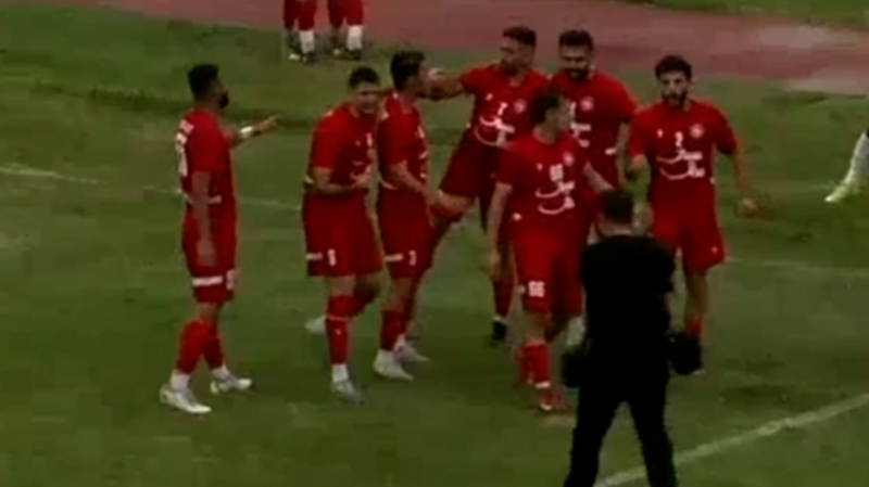 گل اول بعثت کرمانشاه به پالایش نفت توسط اسدی