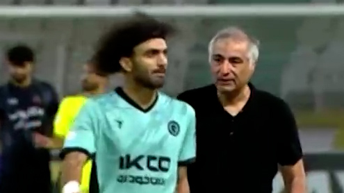 سیلی به صورت بازیکن؛ حرکت عجیب ساکت الهامی!!