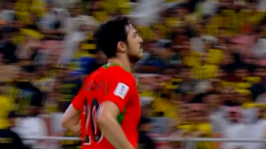 گل اول شباب الاهلی به الاتحاد (سردار آزمون)