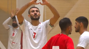 برد پر گل ساحلی بازان دیدار دوستانه مقابل عمان