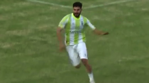 گل اول خیبر به استقال خوزستان (حاجی آقایی)