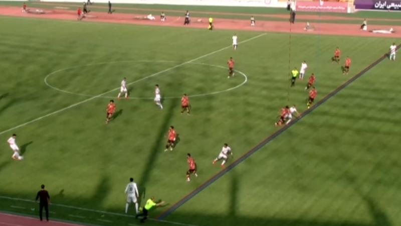 گل مردود پرسپولیس به مس شهر بابک