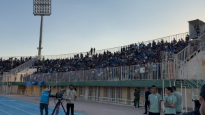 جو فوق العاده هواداران استقلال در ورزشگاه نصیری یزد