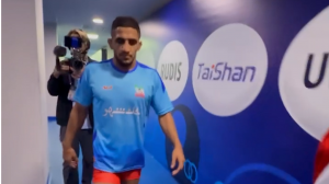 رحمان عموزاد پس از ثبت اولین پیروزی در قزاقستان 