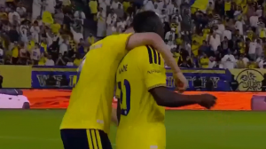گل دوم النصر به الخلود توسط مانه 