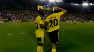 گل اول النصر به الخلود توسط آنجلو گابریل 