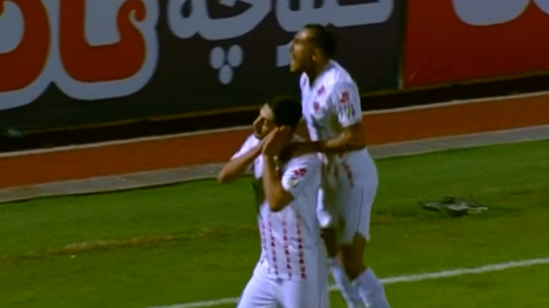 گل اول پرسپولیس به نساجی توسط محبی 