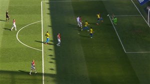 گل دوم برزیل به کرواسی (فیرمینو)