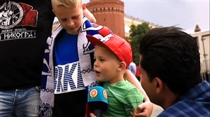 مصاحبه با هواداران روسیه، قبل از بازی با کرواسی