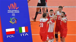 خلاصه والیبال ایتالیا 2 - لهستان 3(لیگ ملت‌های والیبال)