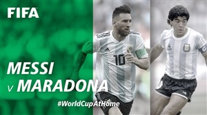مقایسه مارادونا و لیونل مسی در جام جهانی