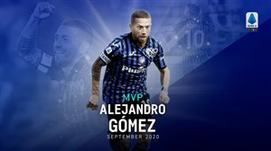 آلخاندرو گومز بهترین بازیکن ماه سپتامبر سری آ 2020